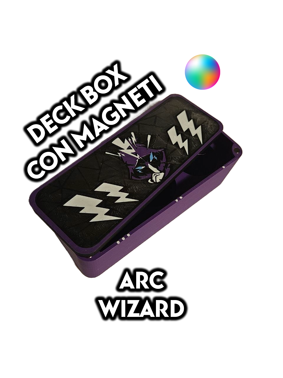 Deck Box Arc Wizard Magnetico