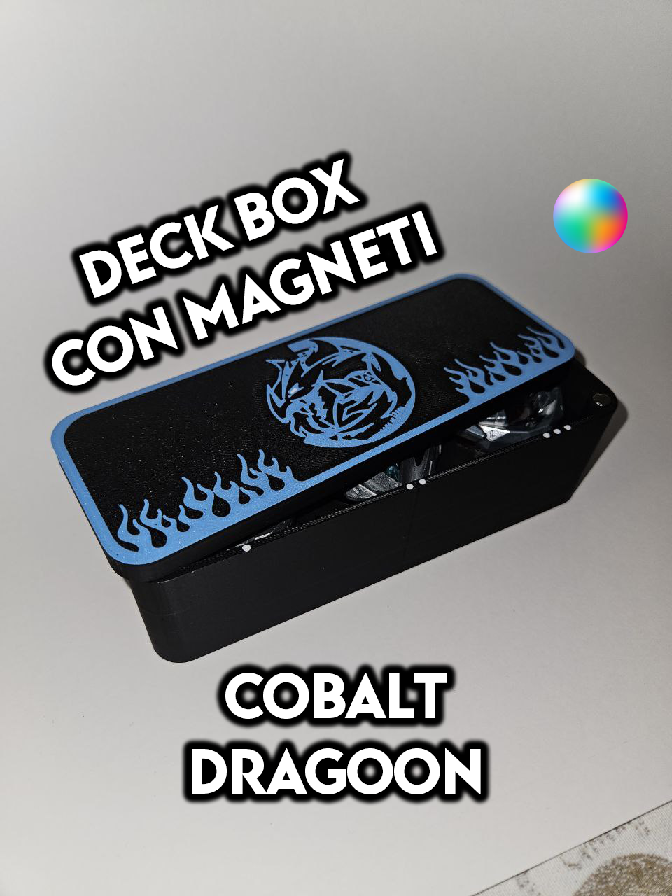 Deck Box Cobalt Dragoon Magnetico