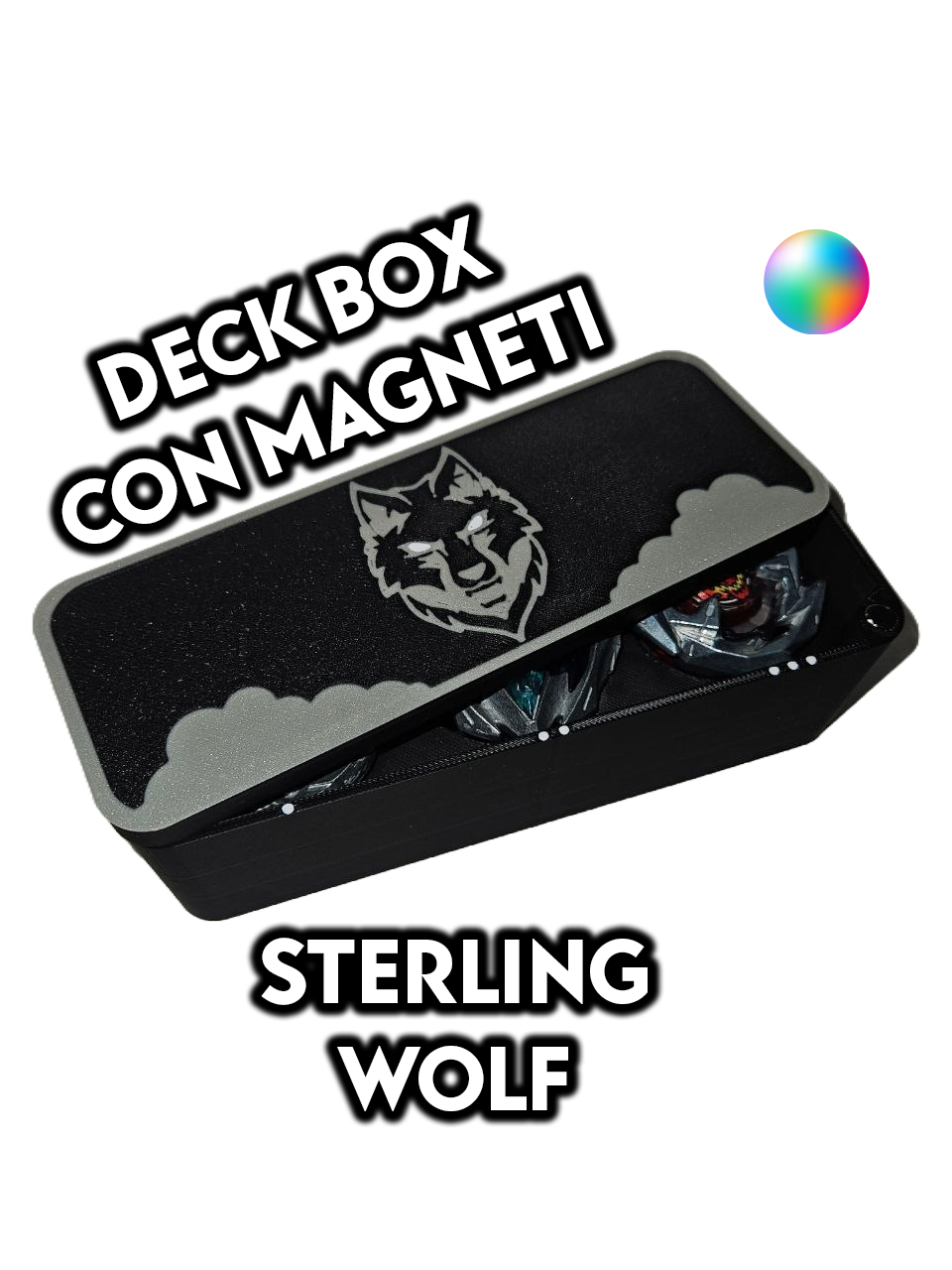 Deck Box Sterling Wolf Magnetico